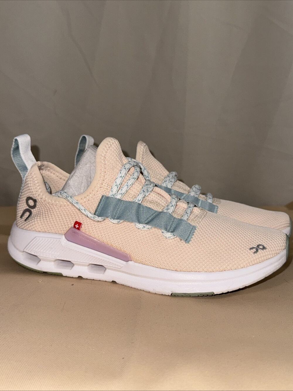 On CloudEasy Women’s 6 Blush Peach CloudTec Running Walking Sneakers EU 37